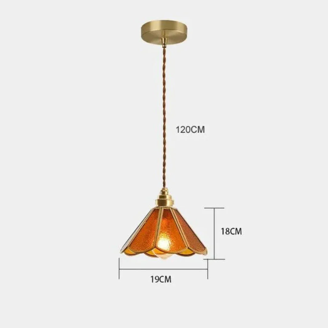Brivon Design Hanging Lamp Stained Glass