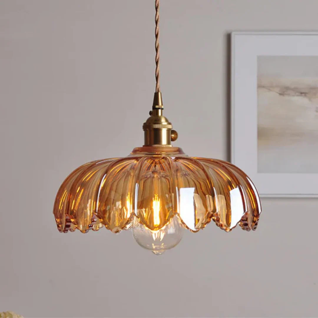 Xyvora Vintage Glass Pendant Lamp