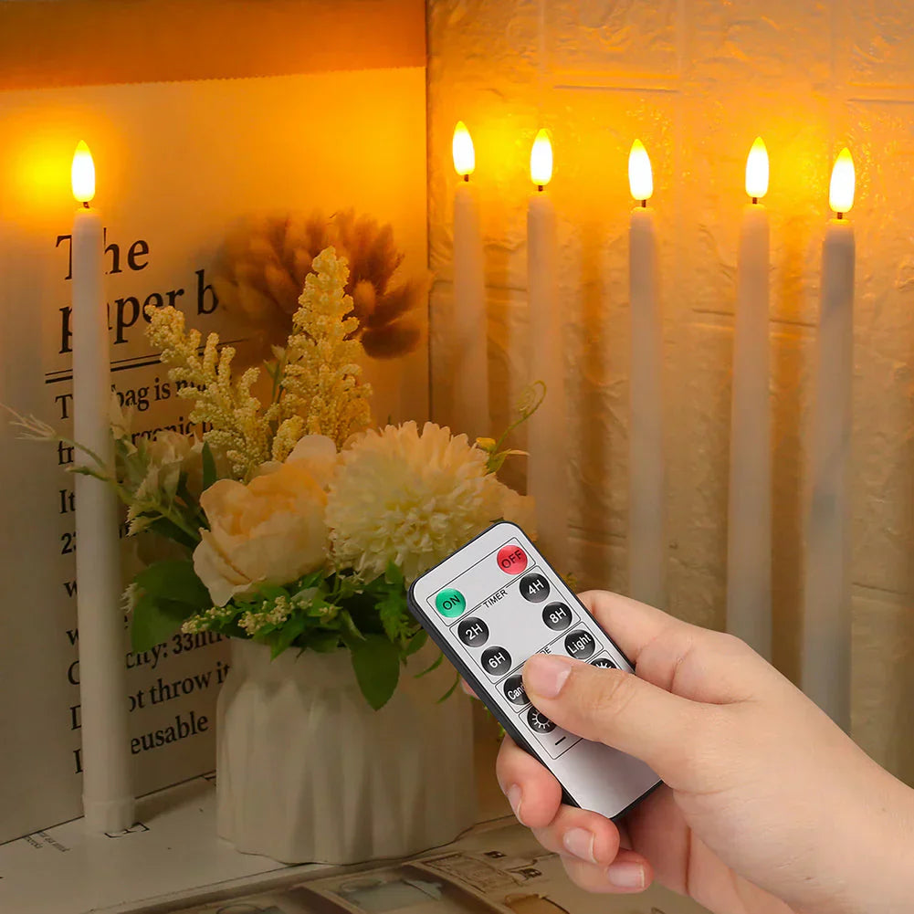 Flameless Chandelier Candles (Set of 4)
