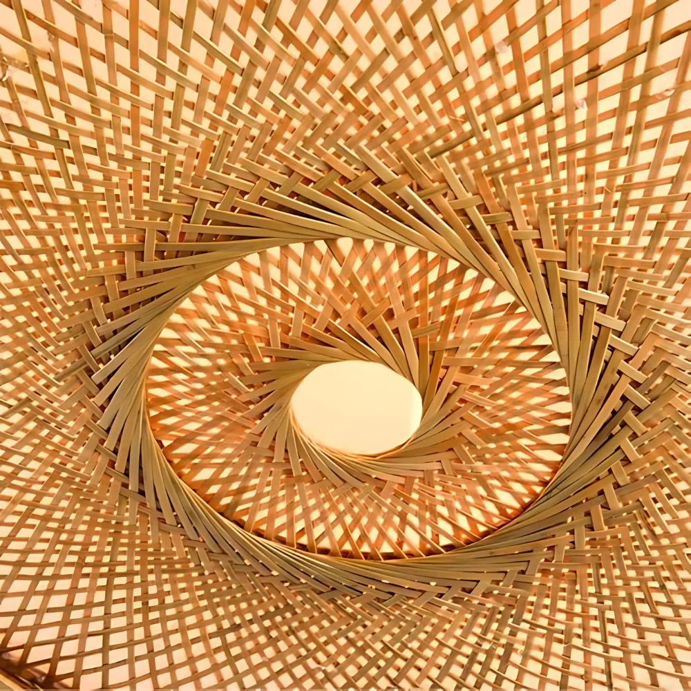 Maelira Natural Bamboo Ceiling Lamp