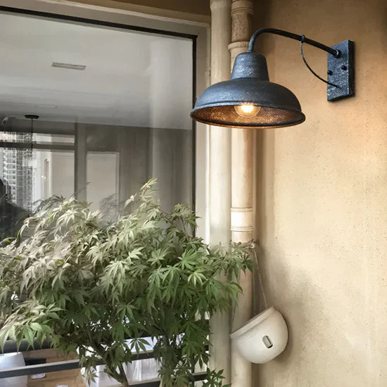Lyvix Industrial Outdoor Wall Lamp