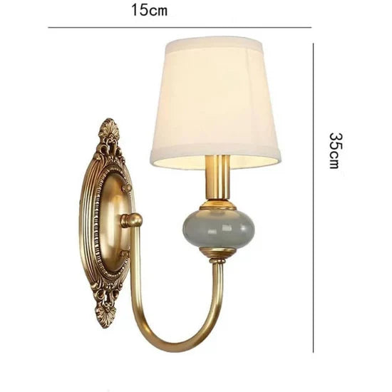 Halcyon Vintage Retro Wall Lamp Copper