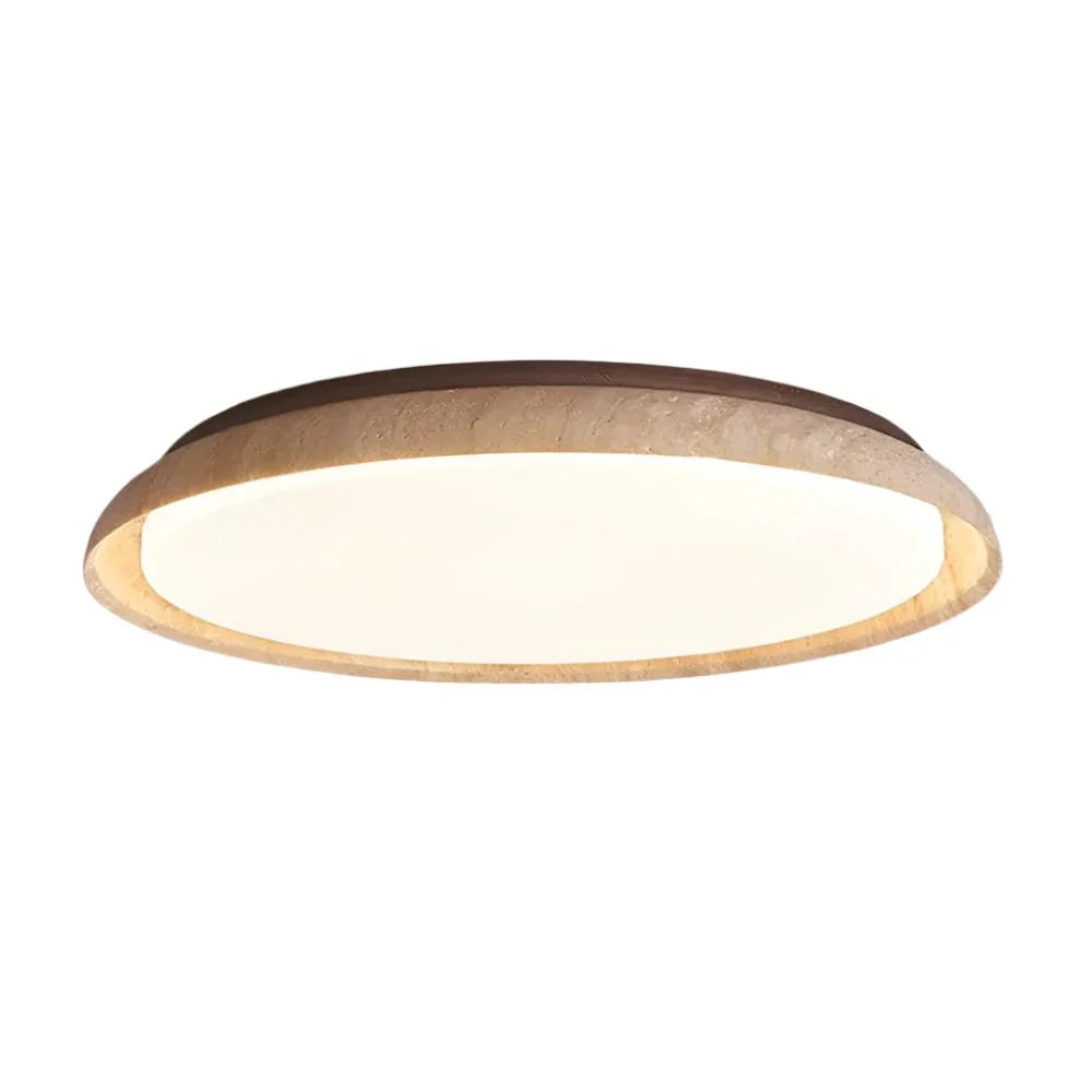 Palora Wabi Sabi Travertine LED Ceiling Lamp