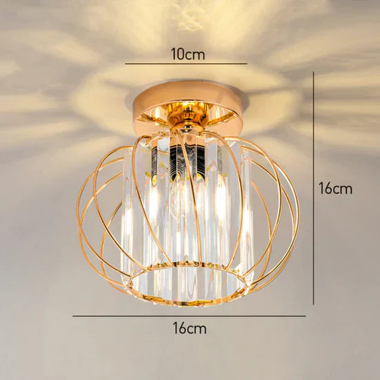 Panacea Modern Glass Ceiling Lamp