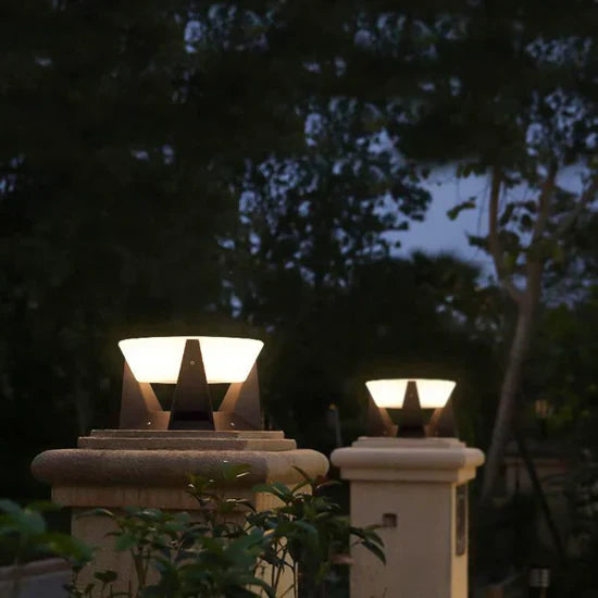 Vita Stylish Solar-Powered Outdoor Lamp