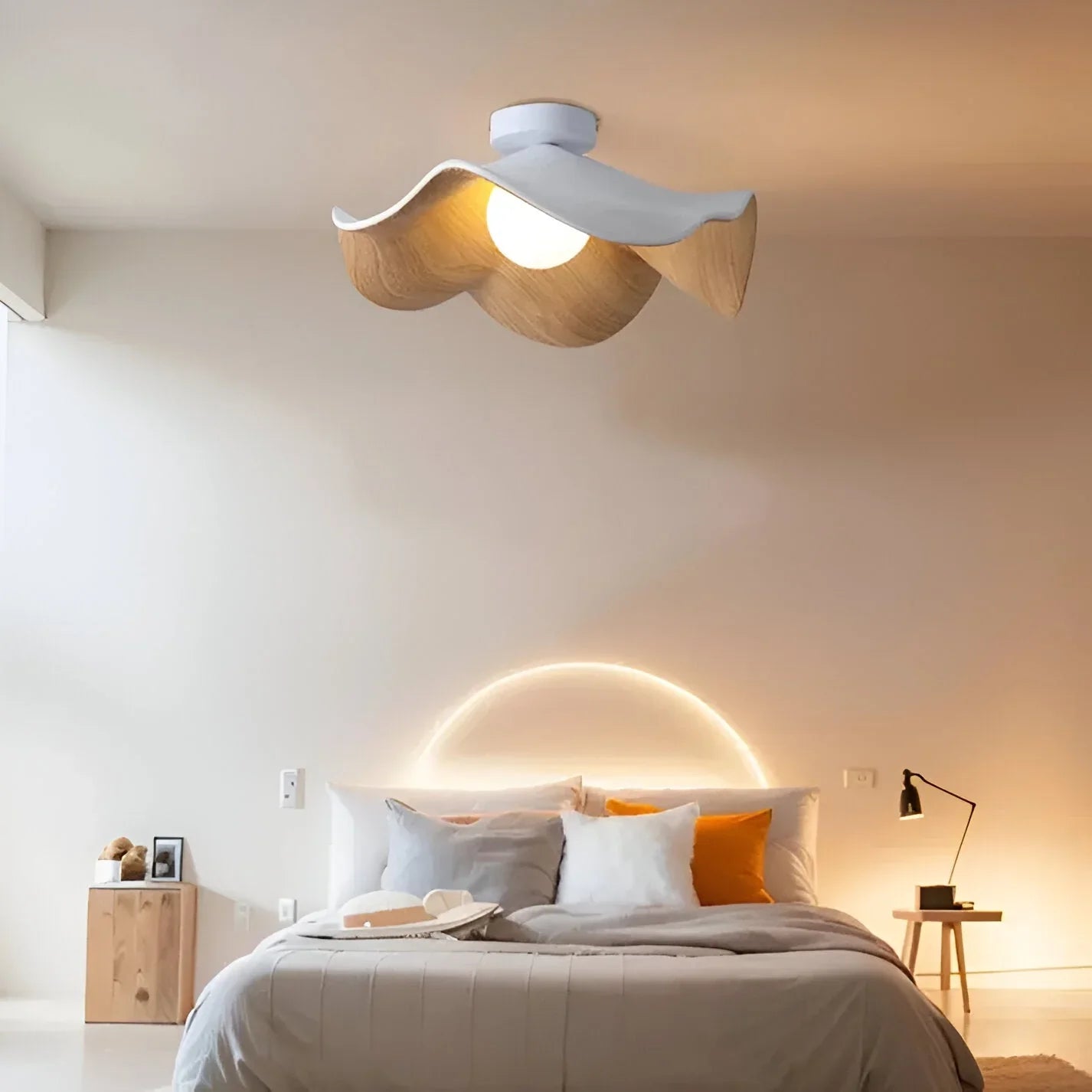 Caelene Nordic Flower Shape LED Ceiling Lamp