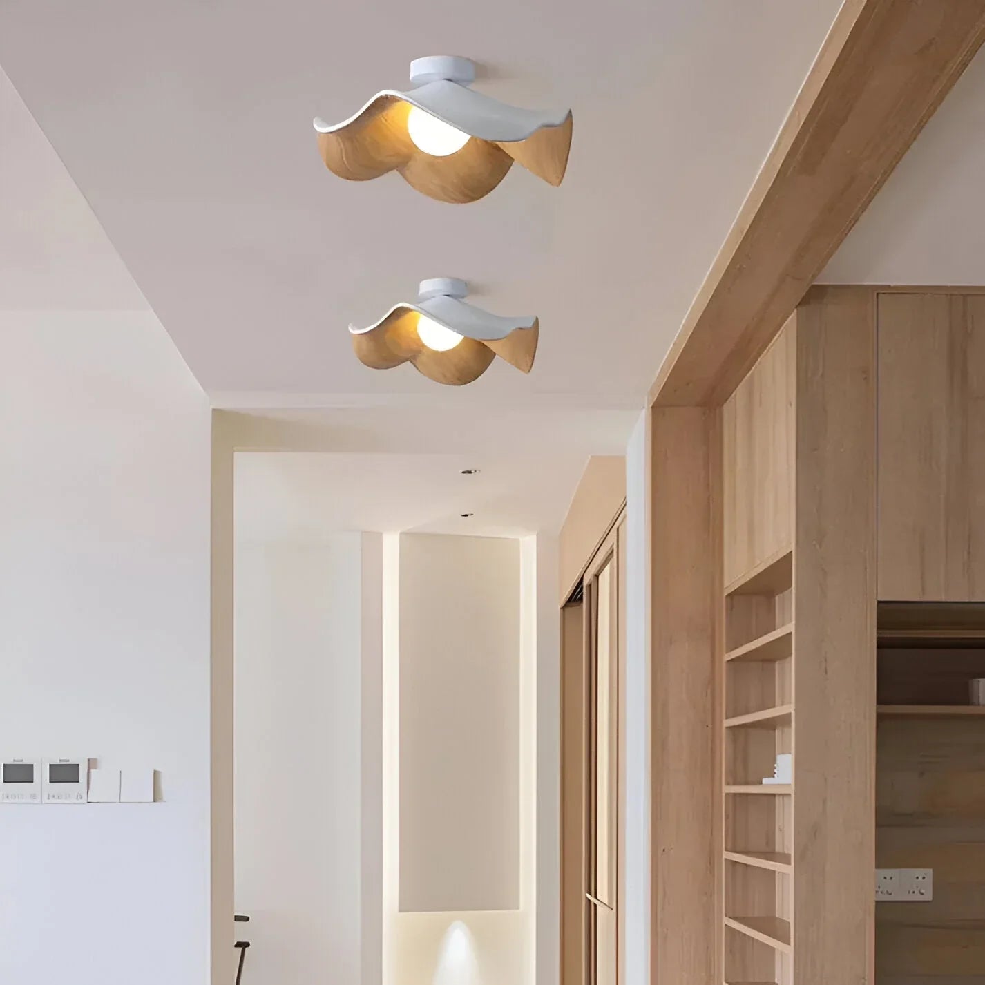 Caelene Nordic Flower Shape LED Ceiling Lamp