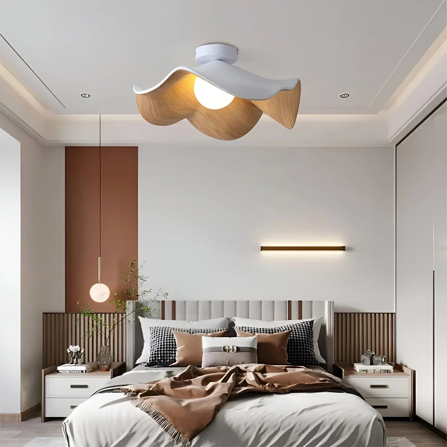 Caelene Nordic Flower Shape LED Ceiling Lamp
