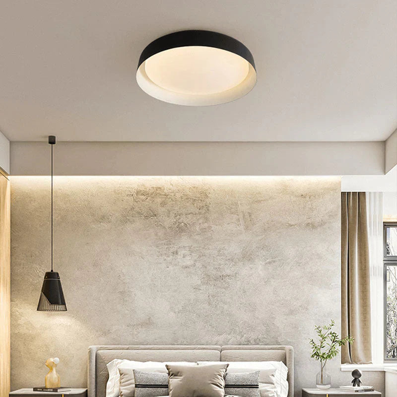 Virelia Wood Look Wabi Sabi LED Ceiling Lamp