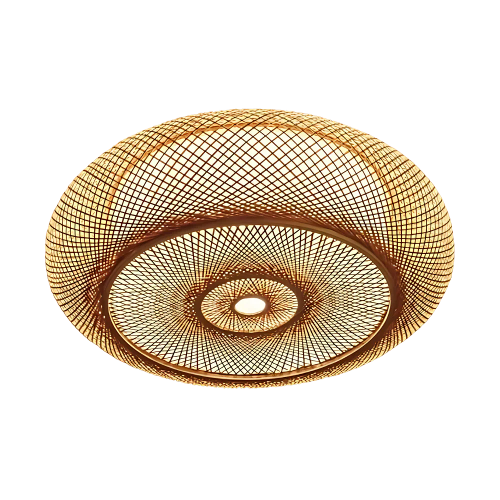 Maelira Natural Bamboo Ceiling Lamp