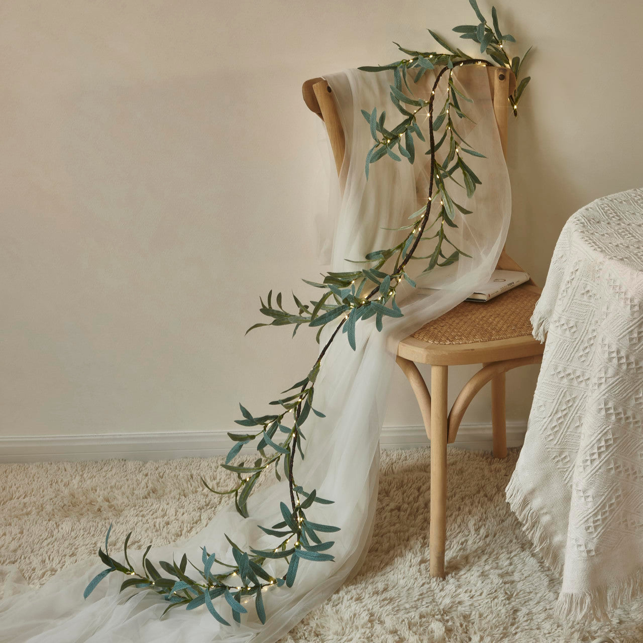 Twinkling Tree Fairy Olive Branch by Casa Solaro™