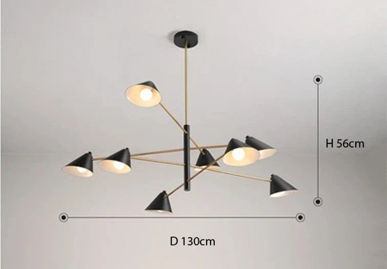 Caelina Scandinavian Art Pendant Lamp for Dining Room