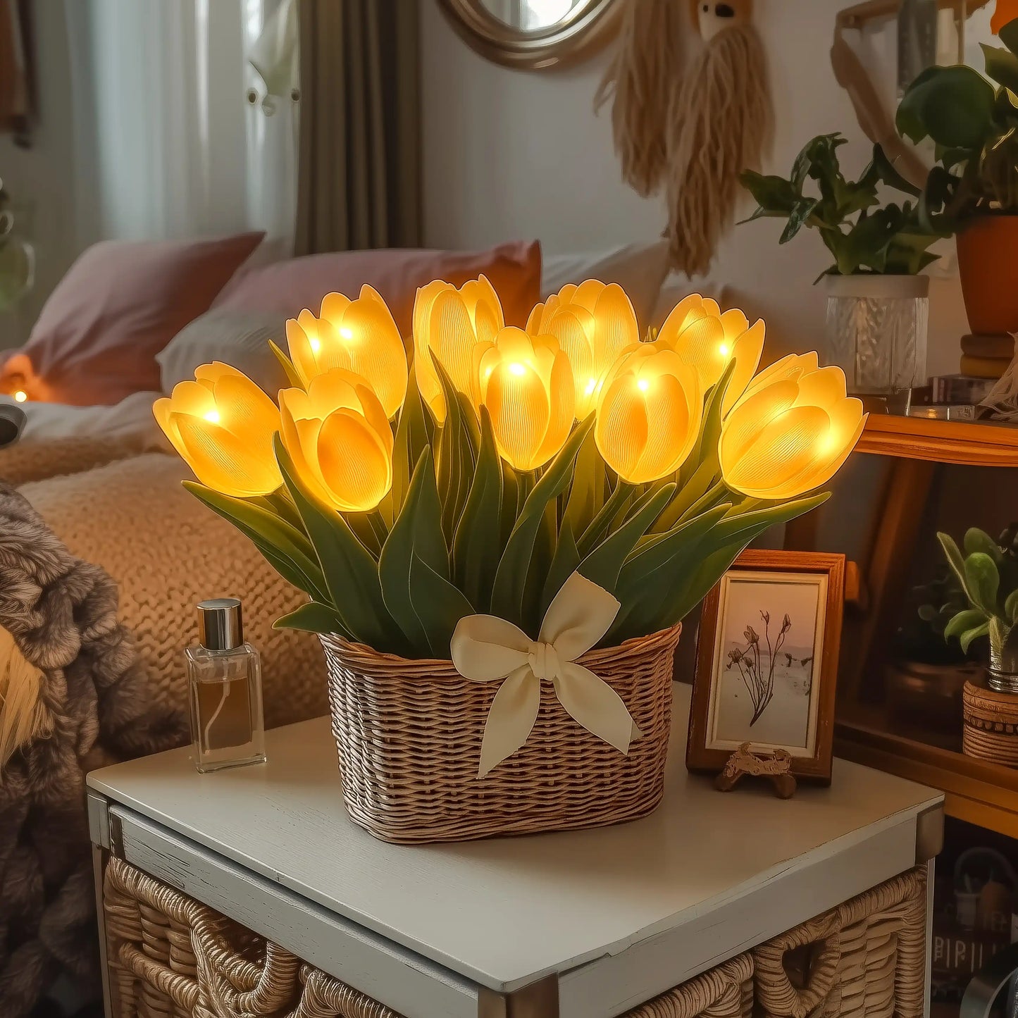 Twinkling Tree Tulip Basket by Casa Solaro™