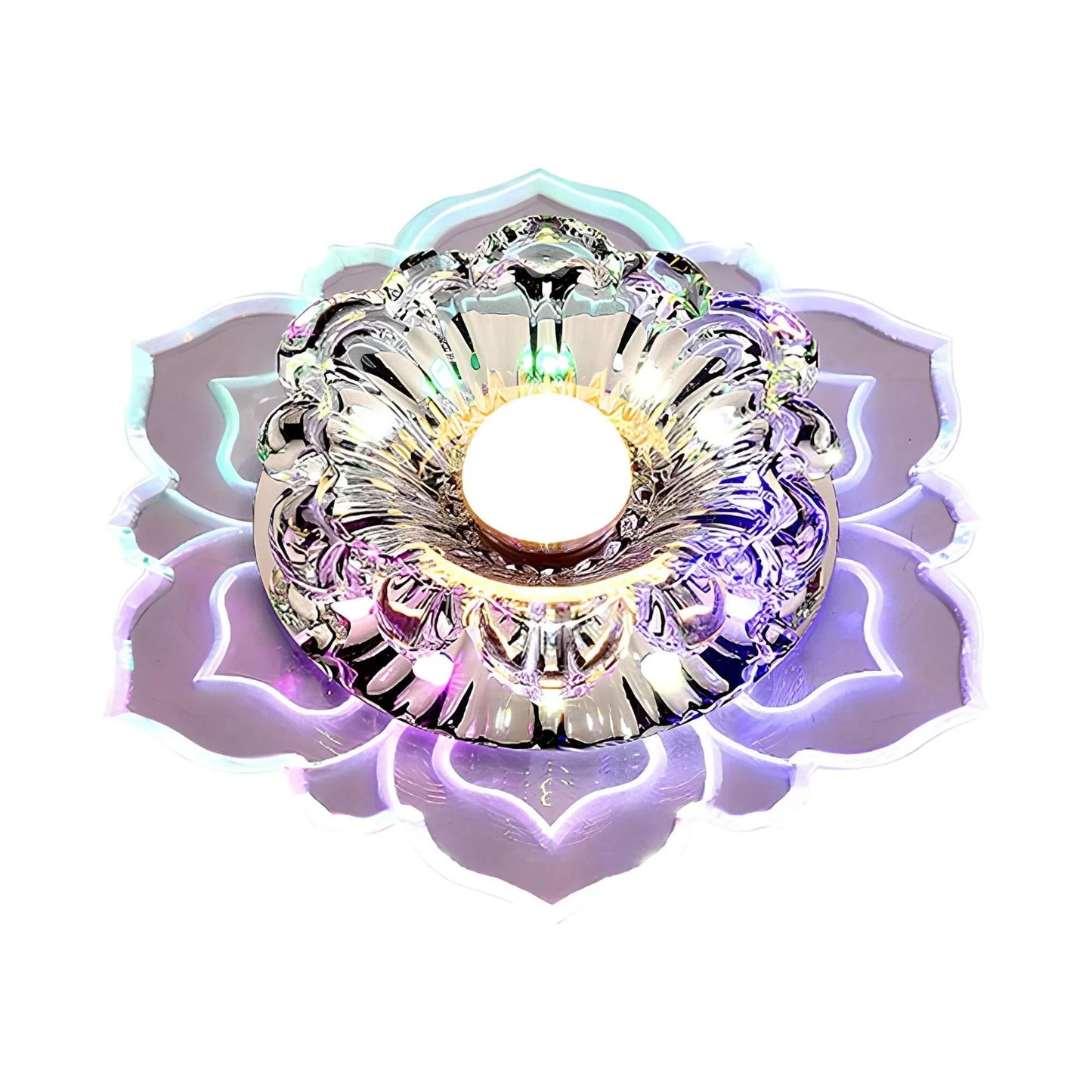 Mirella Elegant Crystal LED Ceiling Lamp with Modern Design