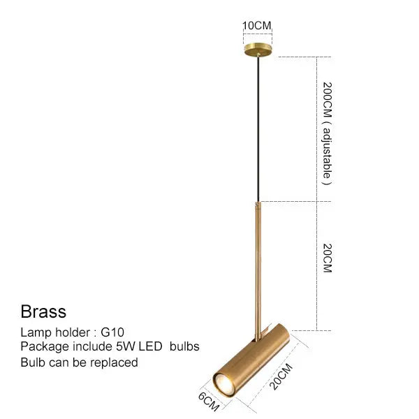 Nysaia Modern LED Pendant Lamp Bedroom