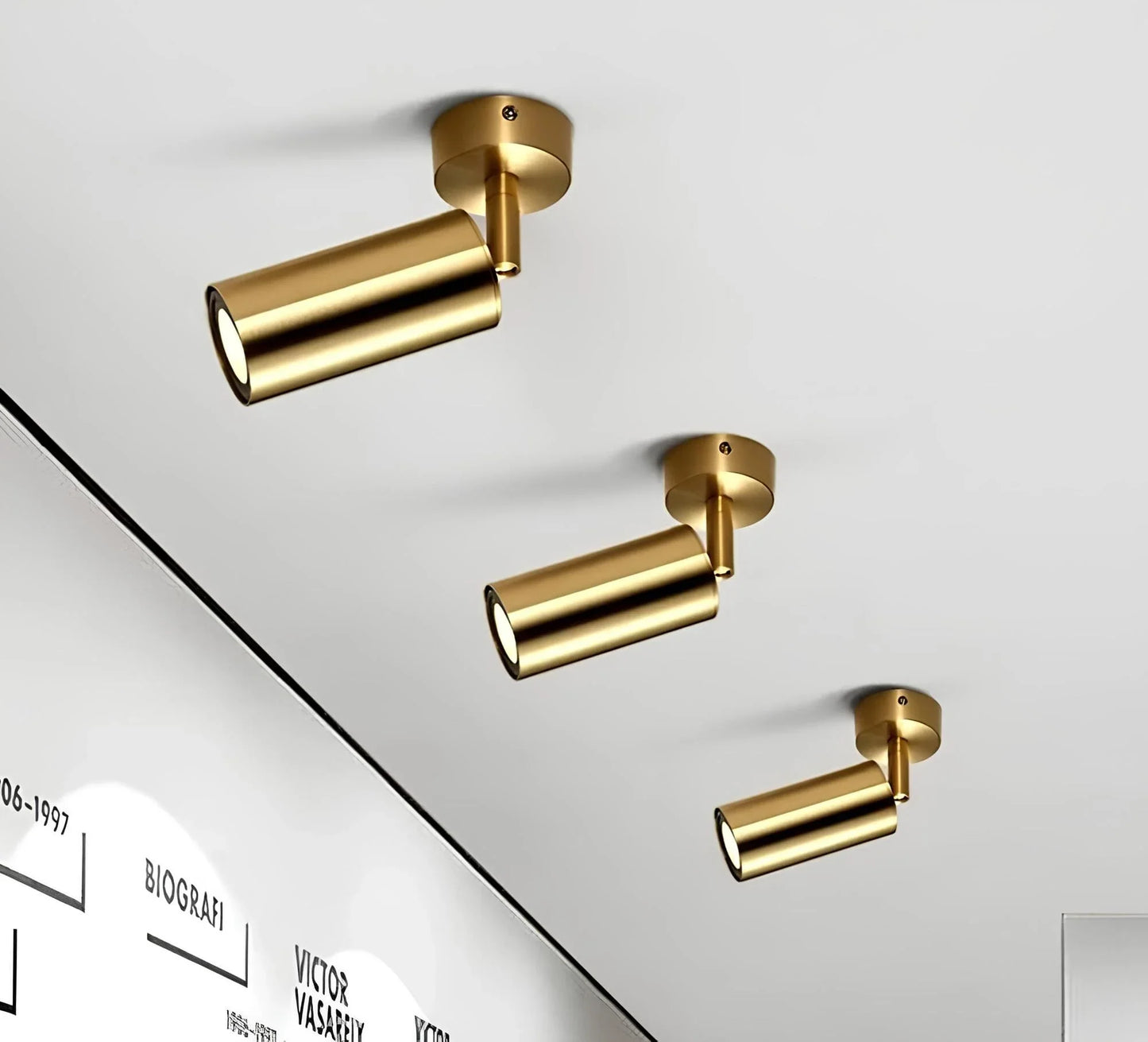 Olenia Adjustable Modern LED Ceiling Lamp with Rotating Arms