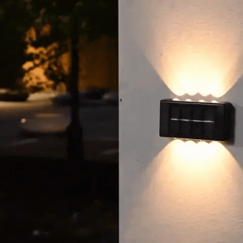 Solar LED Wall Lights (Pack of 2)