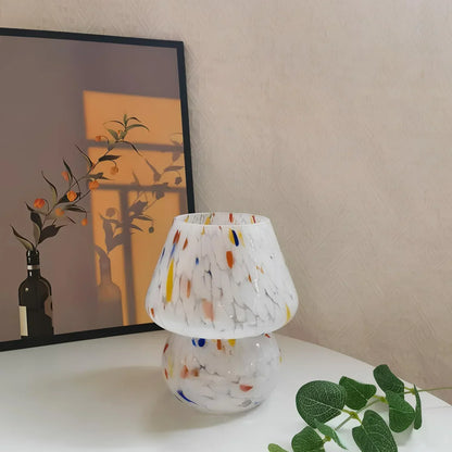 Hand-Blown Glass Lamp