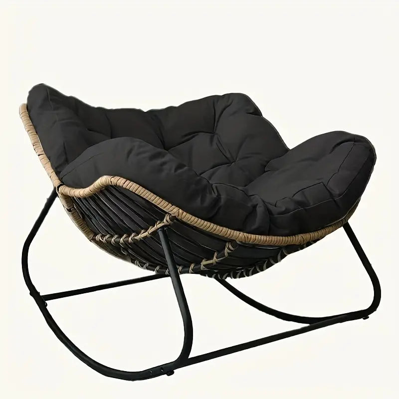 Outdoor Papasan Rocking Chair
