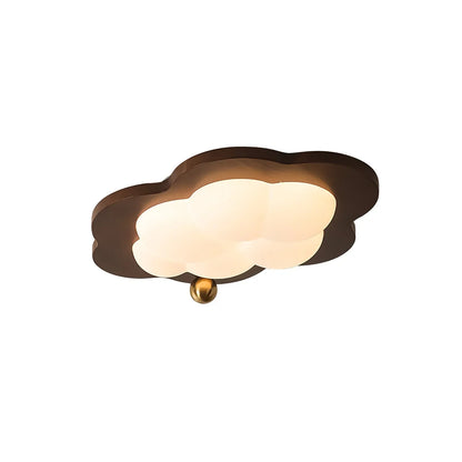 Celestra Retro Wooden LED Ceiling Lamp