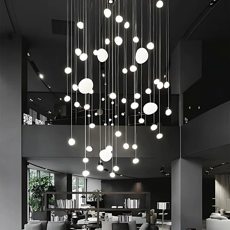 Auralyne Glass Pebble Pendant Lamp