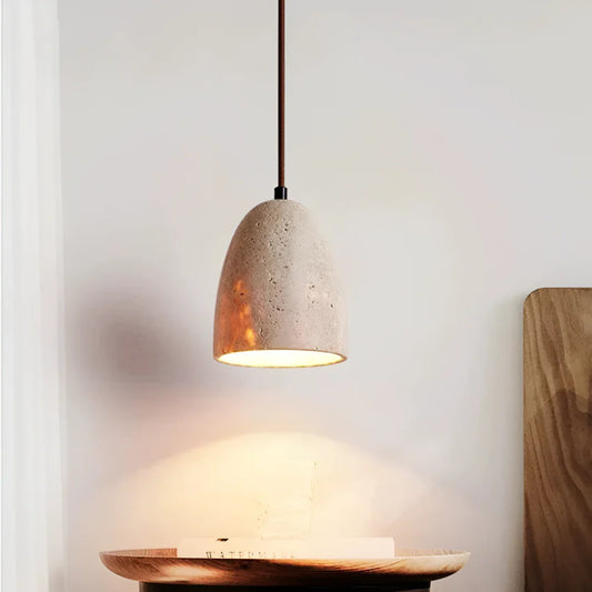 Nerina Retro Travertine Pendant Lamp