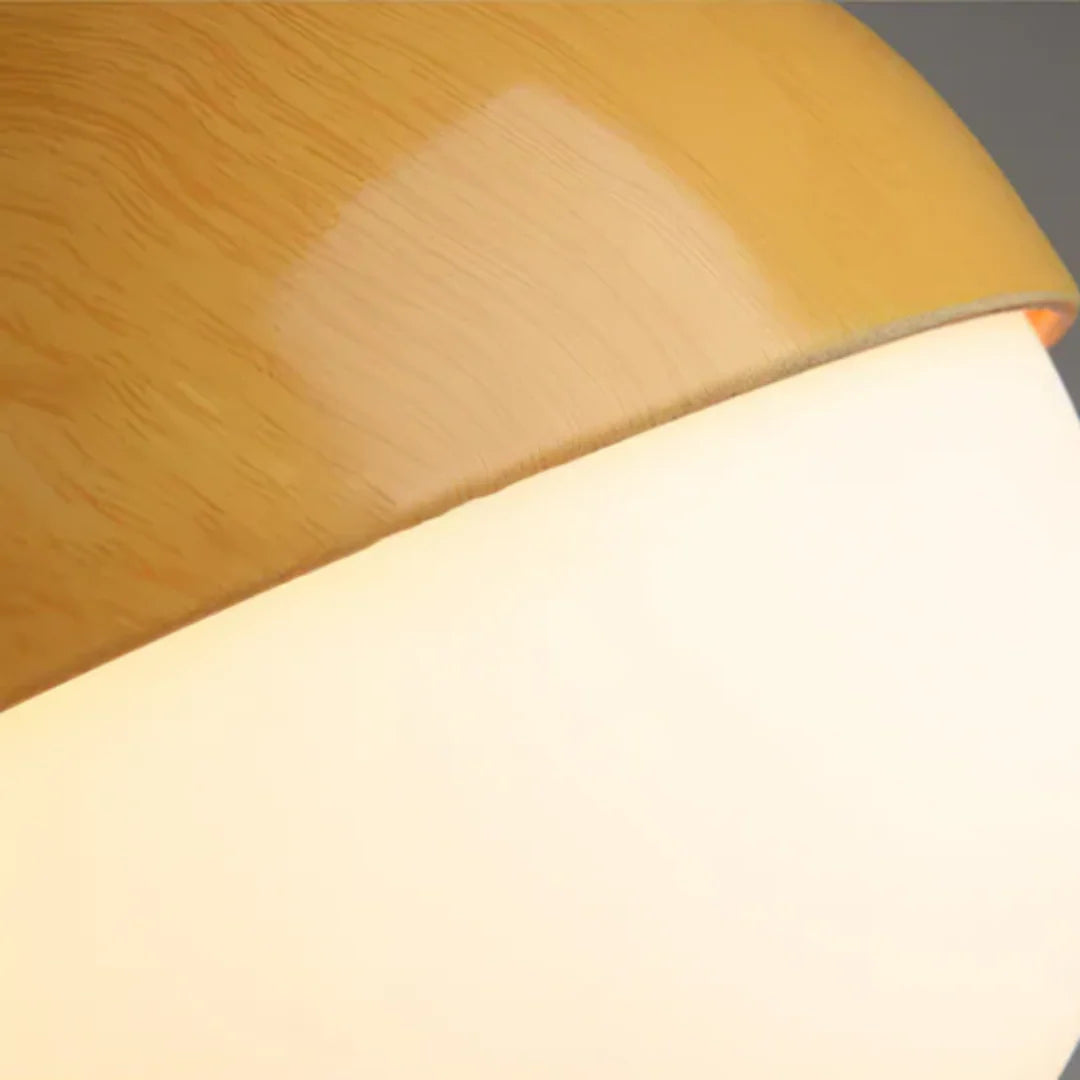 Teson Walnut Art Pendant Lamp