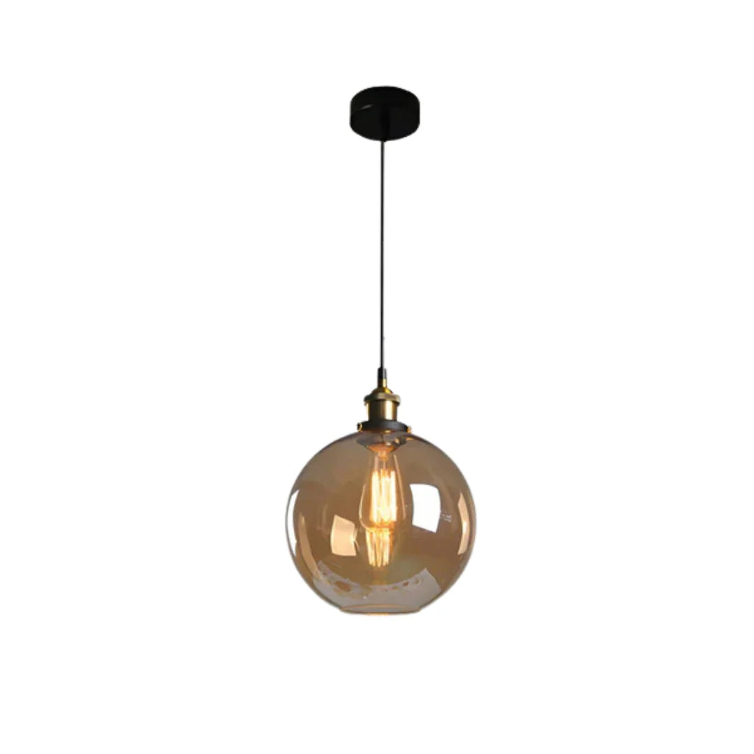 Urban Vintage Glass Pendant Lamp | Stylish Dining Table Lamp