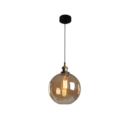 Urban Vintage Glass Pendant Lamp | Stylish Dining Table Lamp