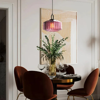 Mireta Retro Colored Glass Pendant Lamp