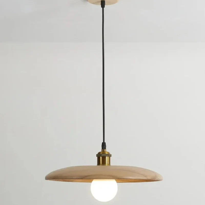 Virena Nordic Minimalist Wooden LED Pendant Lamp