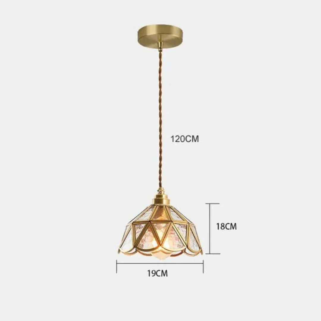 Brivon Design Hanging Lamp Stained Glass
