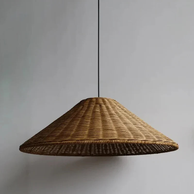 Aurethia Scandinavian LED Pendant Lamp Made of Bamboo