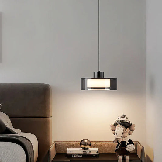 Zephyrella Italian Glass Pendant Lamp in Elegant Design