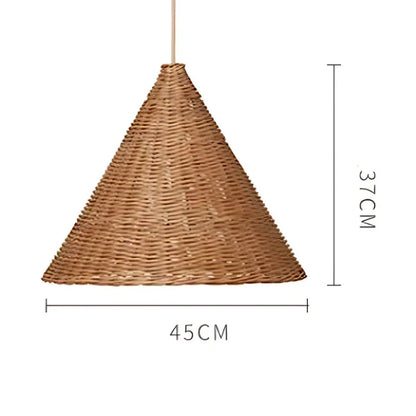 Aurethia Scandinavian LED Pendant Lamp Made of Bamboo