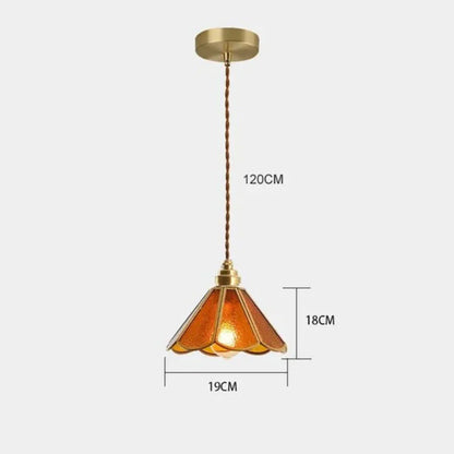 Brivon Design Hanging Lamp Stained Glass