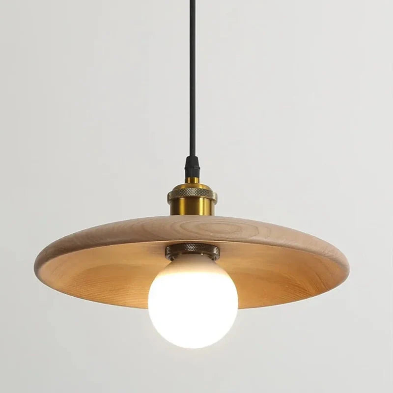 Virena Nordic Minimalist Wooden LED Pendant Lamp
