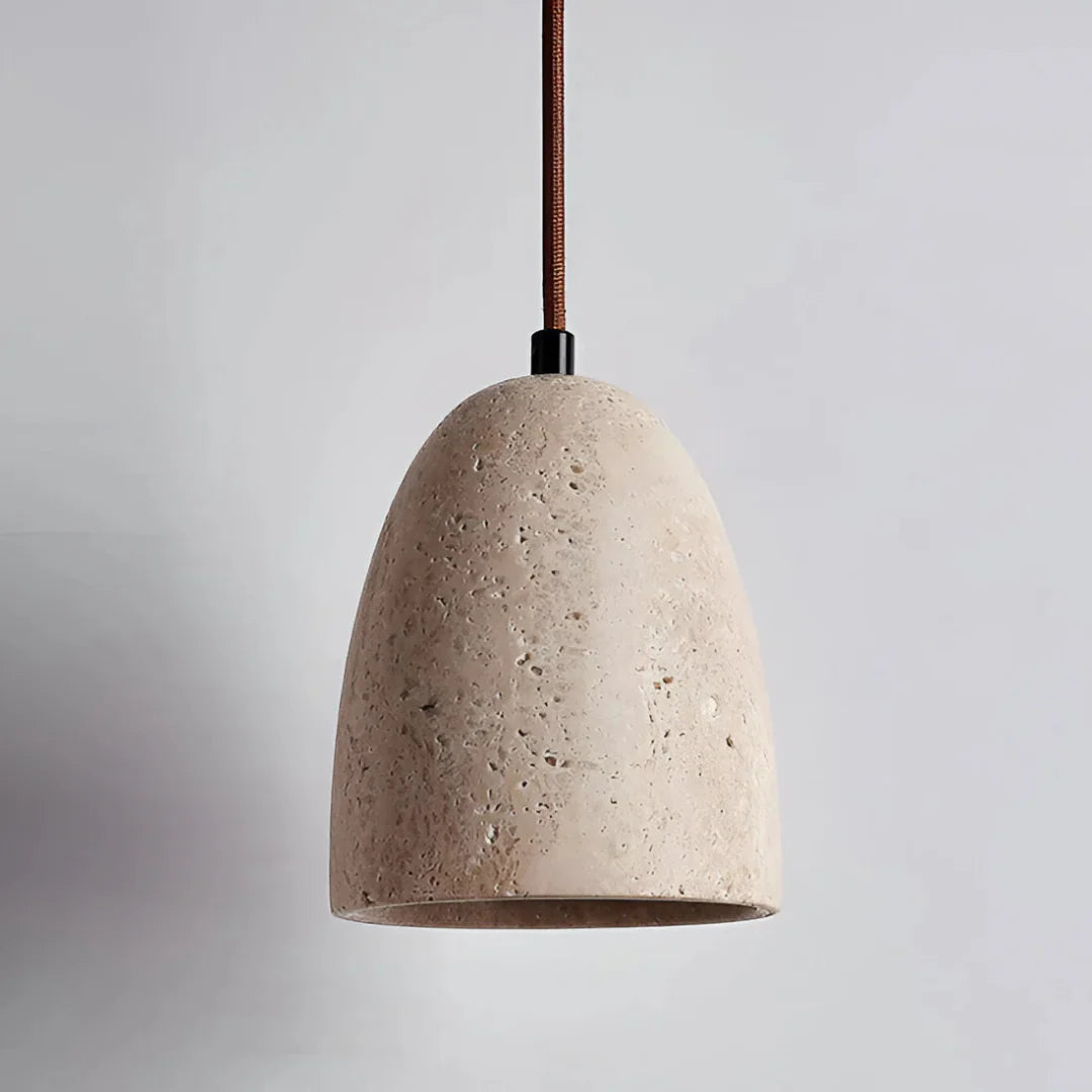 Nerina Retro Travertine Pendant Lamp