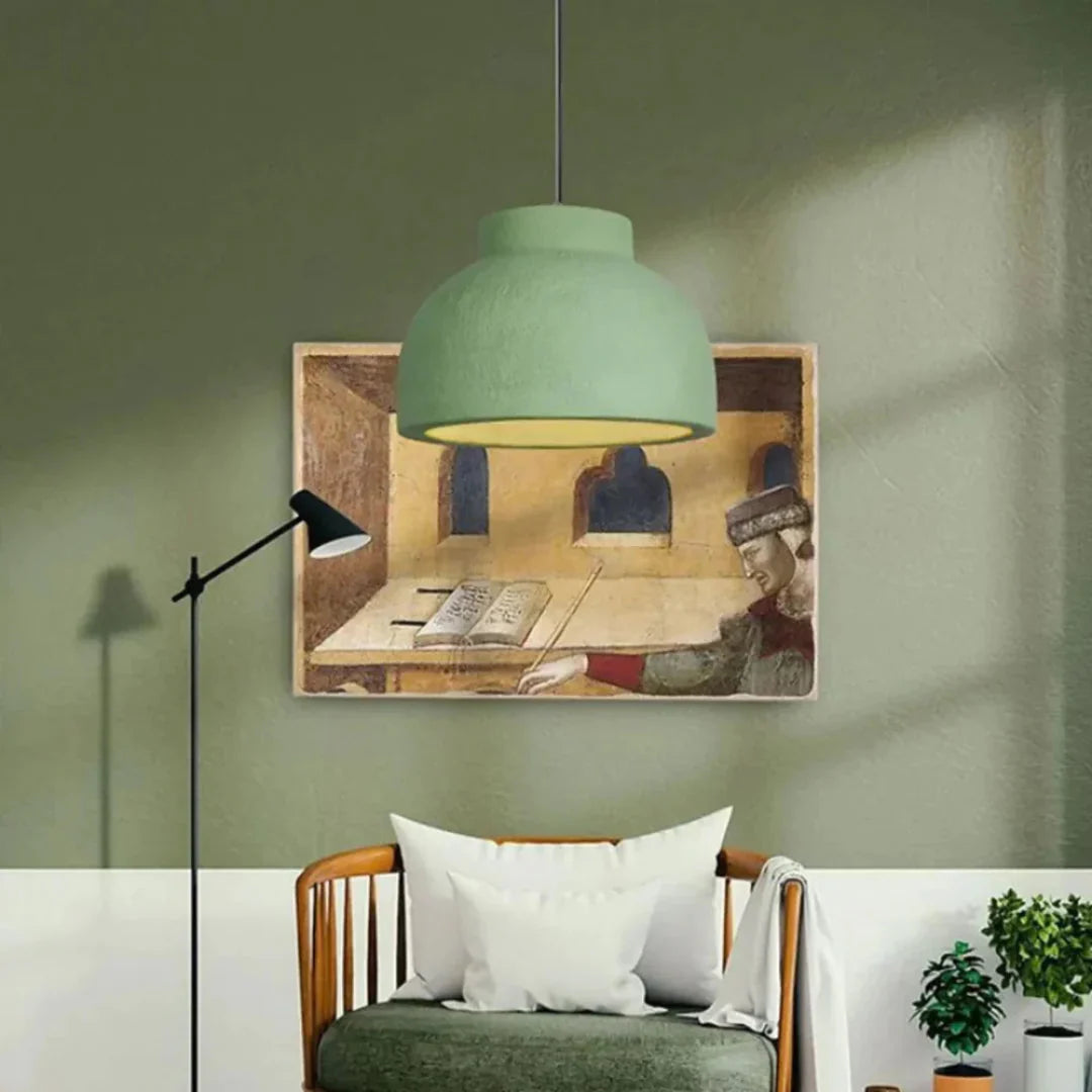 Amara Minimalist Scandinavian Pendant Lamp made of Polystyrene