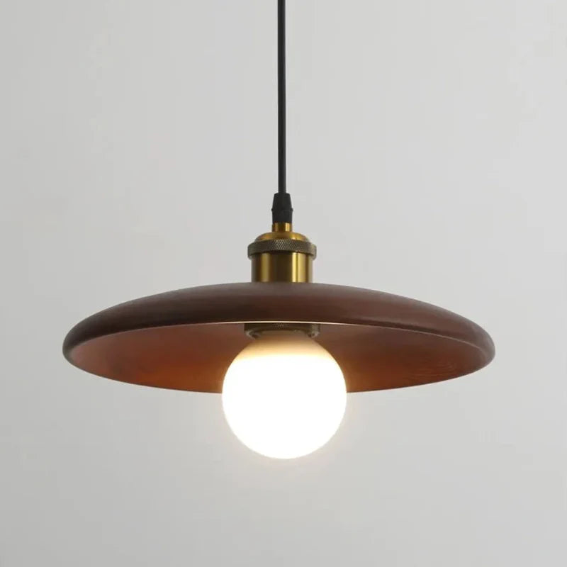 Virena Nordic Minimalist Wooden LED Pendant Lamp