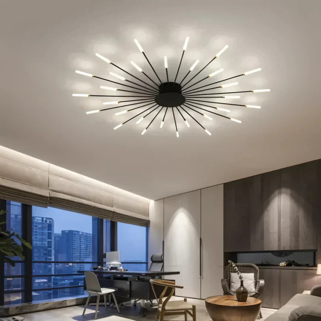 Spiral Luxury LED Ceiling Lamp | Stylish Ceiling Light for Living Room