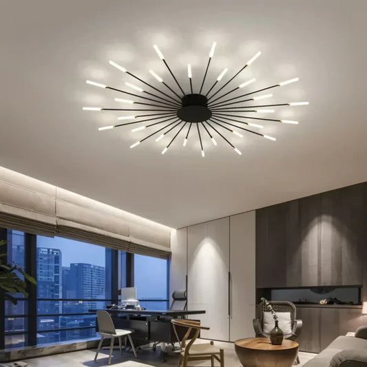 Spiral Luxury LED Ceiling Lamp | Stylish Ceiling Light for Living Room