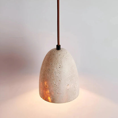 Nerina Retro Travertine Pendant Lamp