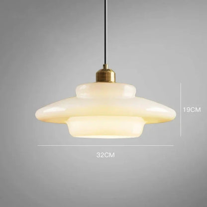 Omrix White Glass Design Pendant Lamp