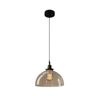 Urban Vintage Glass Pendant Lamp | Stylish Dining Table Lamp