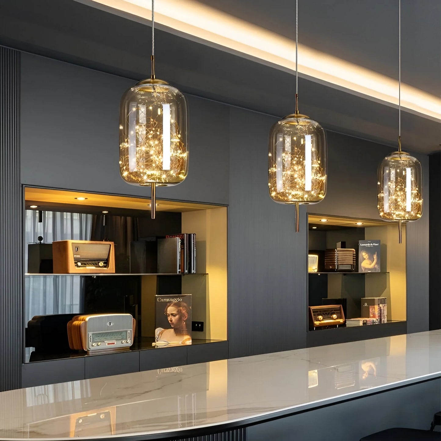 Aureth Glass Nordic Luxury Pendant Lamp