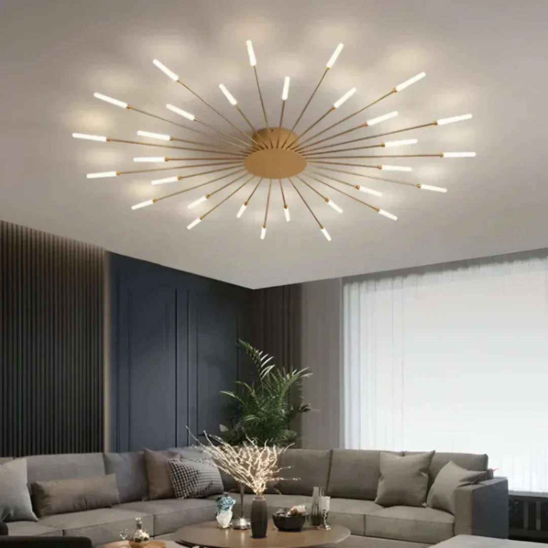 Spiral Luxury LED Ceiling Lamp | Stylish Ceiling Light for Living Room