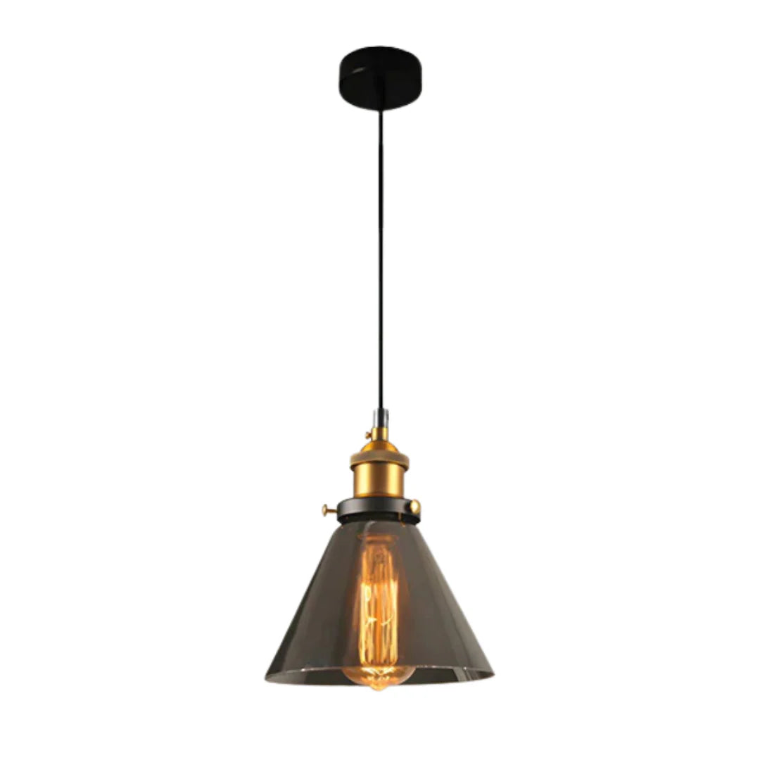 Urban Vintage Glass Pendant Lamp | Stylish Dining Table Lamp