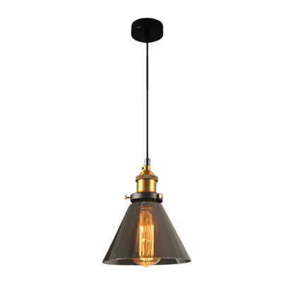Urban Vintage Glass Pendant Lamp | Stylish Dining Table Lamp