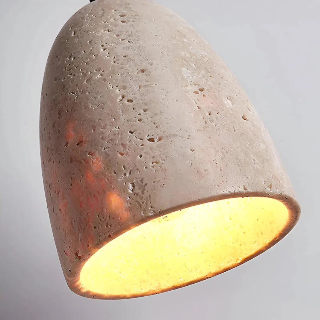 Nerina Retro Travertine Pendant Lamp